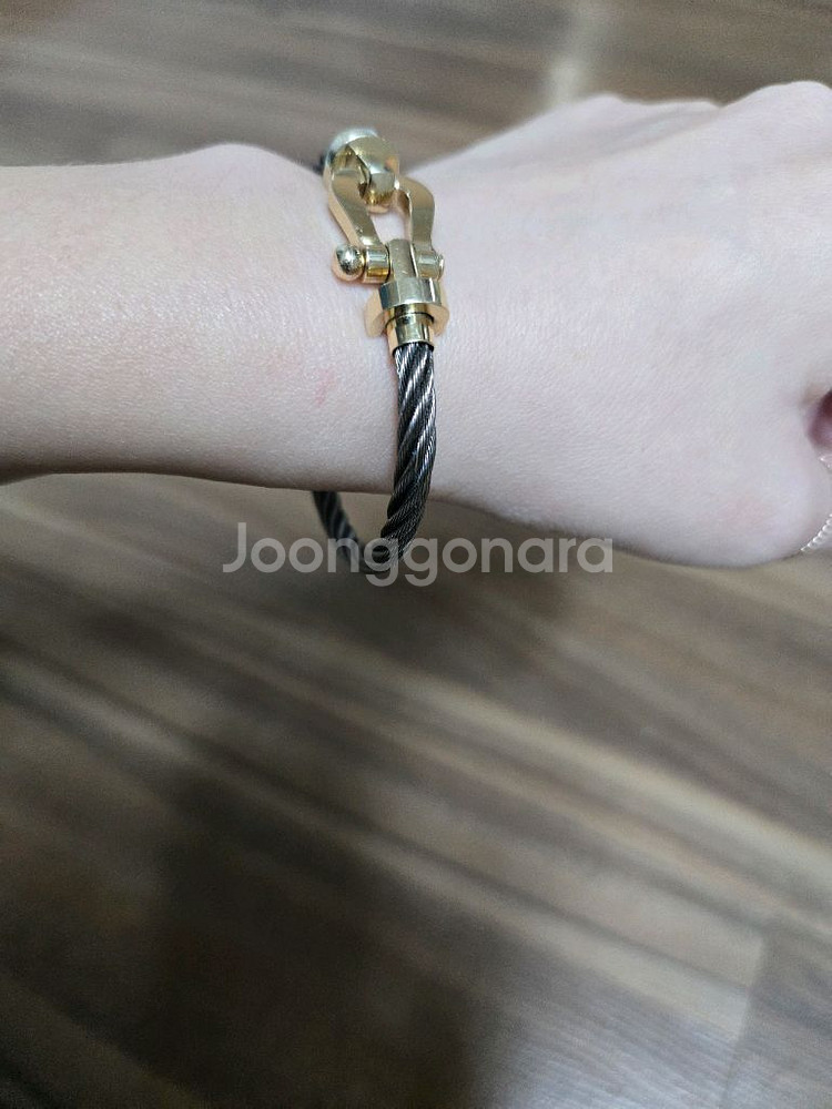 14k 프레드팔찌 엘골드--2