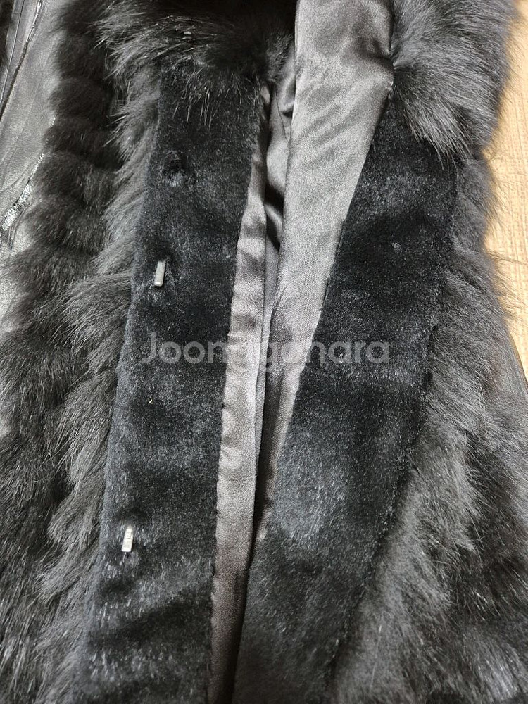 폭스 모피 베스트 조끼 55~66사이즈--5