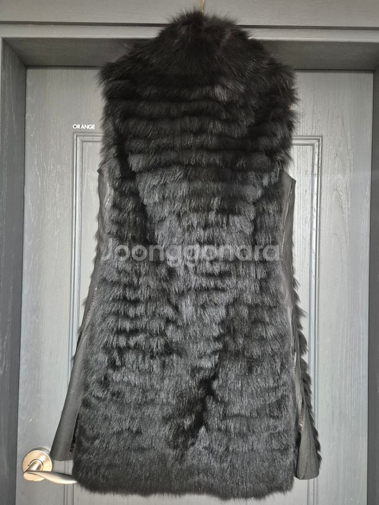 폭스 모피 베스트 조끼 55~66사이즈--1