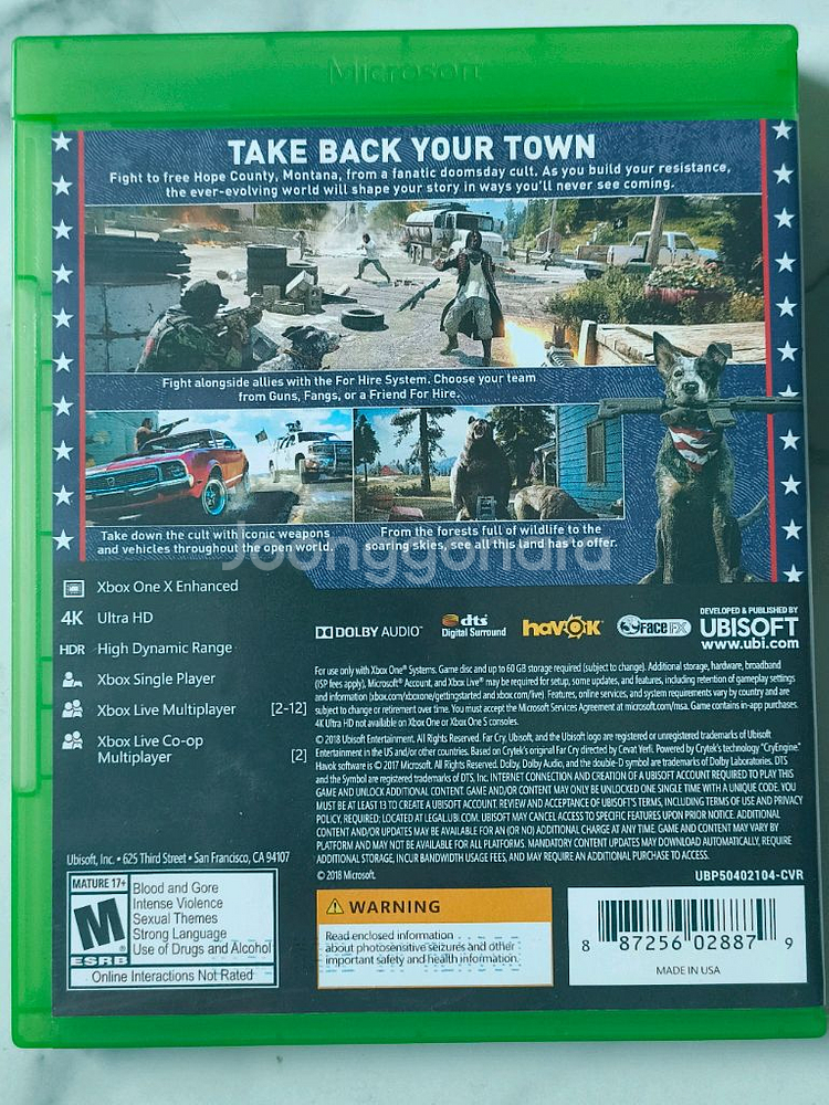 Xbox 파 크라이 5 북미판 (한글자막)--1