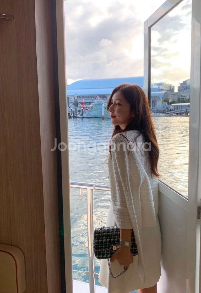 시에 sie 리스 버튼 니트 드레스--1