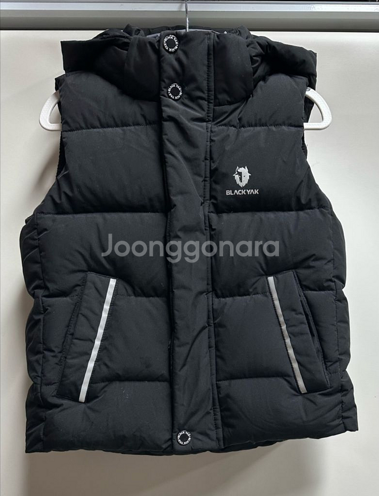 블랙야크 키즈 덕다운 패딩 조끼 110--0