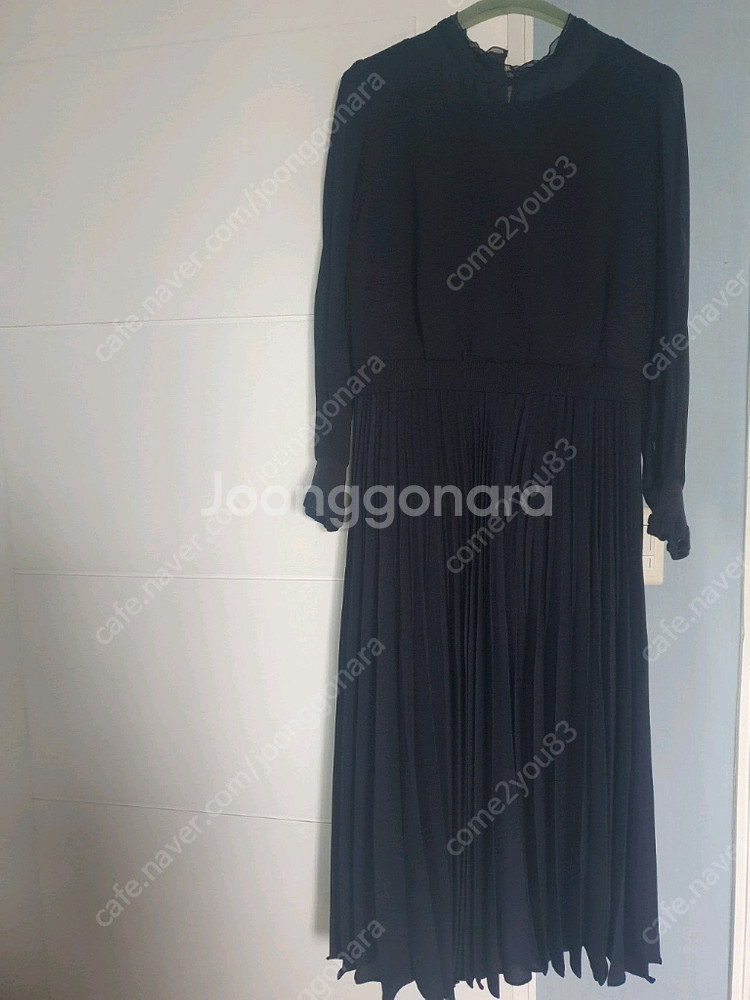 마인 네이비색 원피스--0