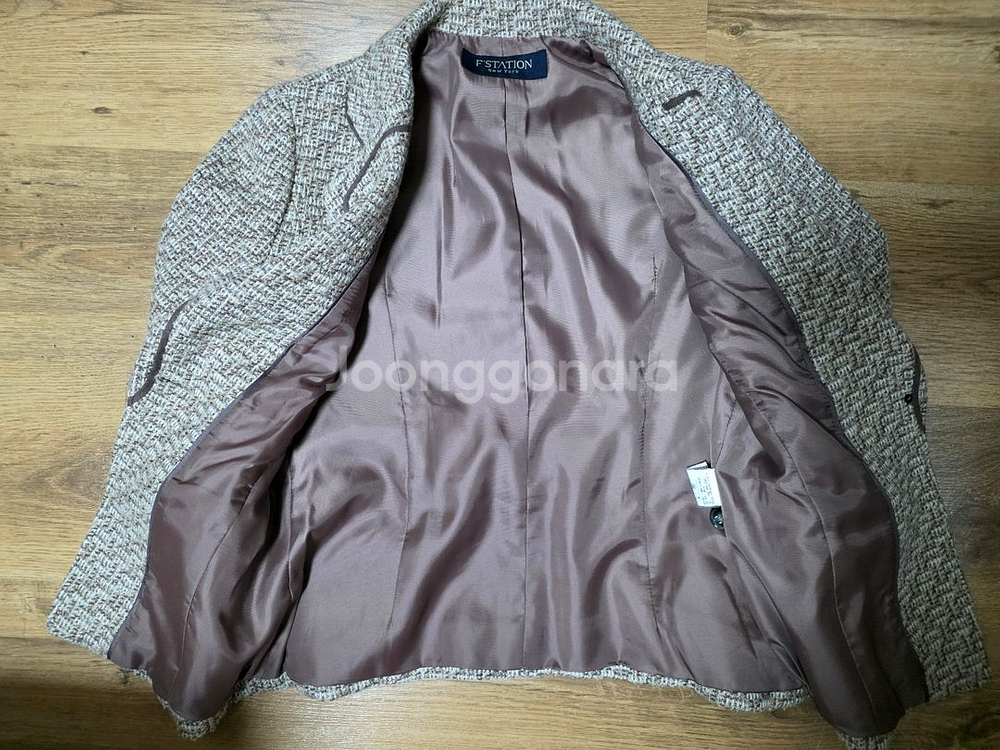 여성뉴욕 FSTATION코트 아이보리 [66]--4