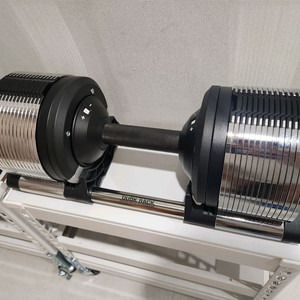 [신품] 원퀵덤벨 32kg 한쌍 + 거치대