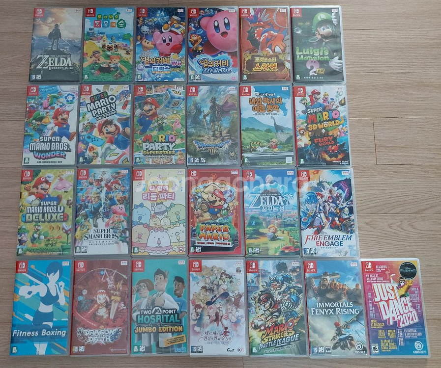 닌텐도스위치 젤다의전설 동물의숲 별의커비 슈퍼 마리오--0