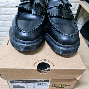 (정품)닥터마틴 아드리안 모노 블랙uk7 260