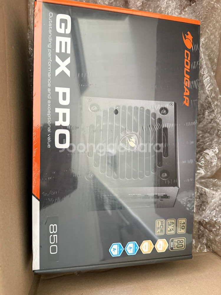 쿠거 GXE PRO 850w 파워 골드등급--0