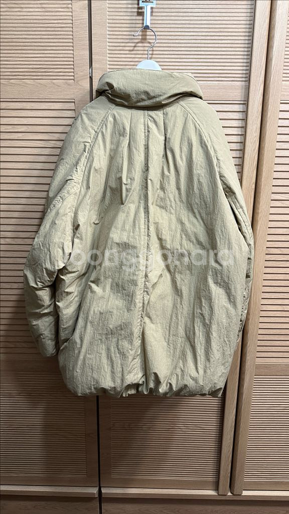 프레쉬라벨 꼬모 패딩 롱 베이지--8