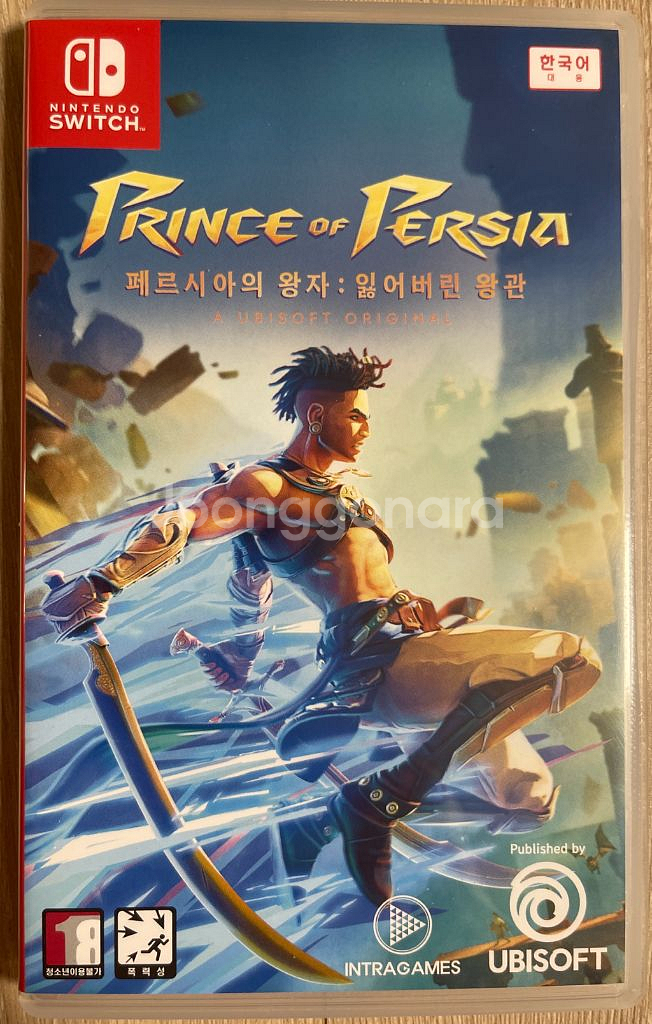 스위치 페르시아의 왕자 잃어버린 왕관 특전 미사용--0