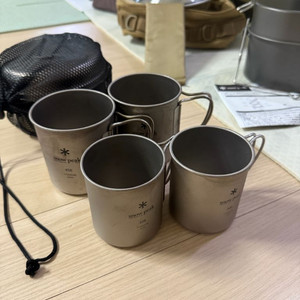 [스노우피크] 티타늄 머그 300, 450 총4개