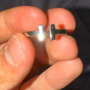 티파니 앤코 티 스퀘어 백금 반지