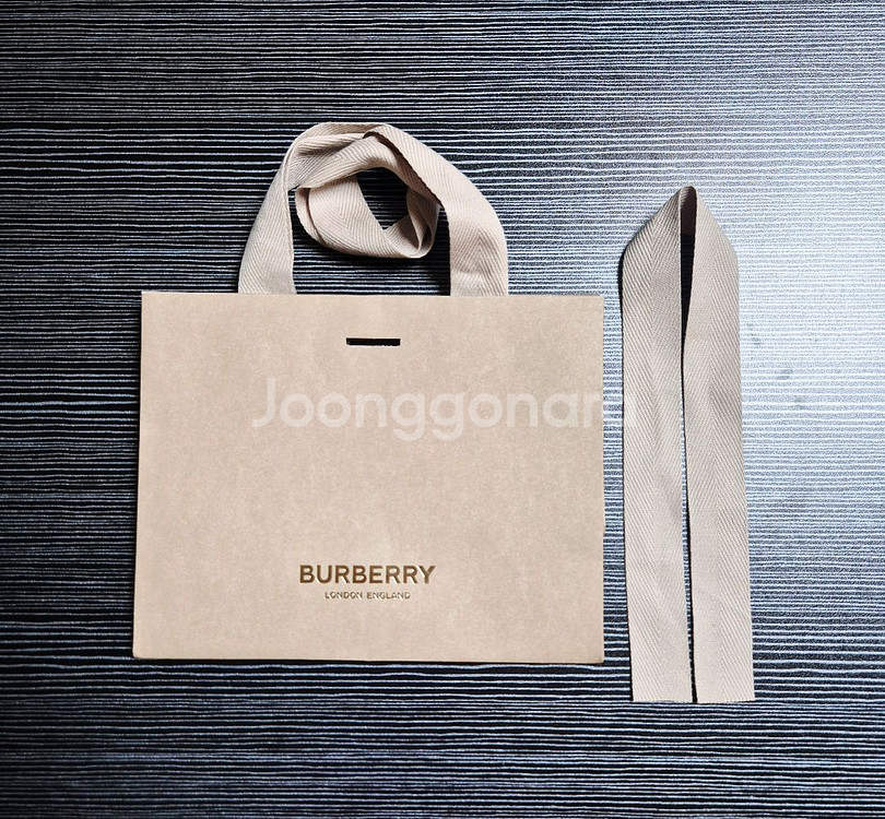 [정품]버버리 쇼핑백+리본 set,버버리 가방,버버리--0