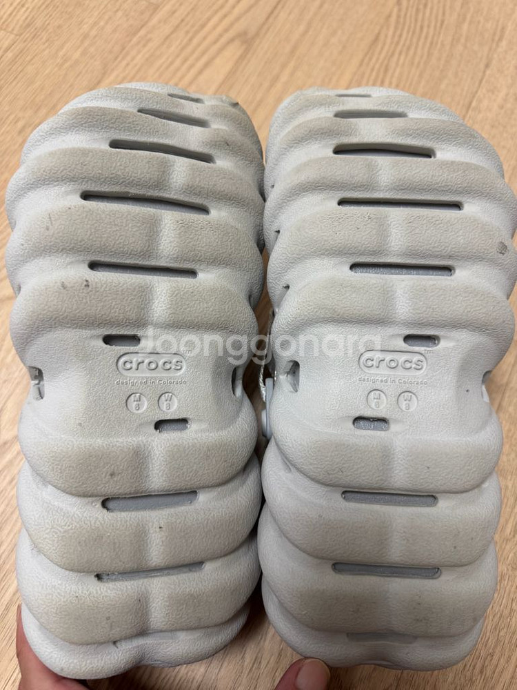 크록스 에코 클로그 엣모스피어 250사이즈--3