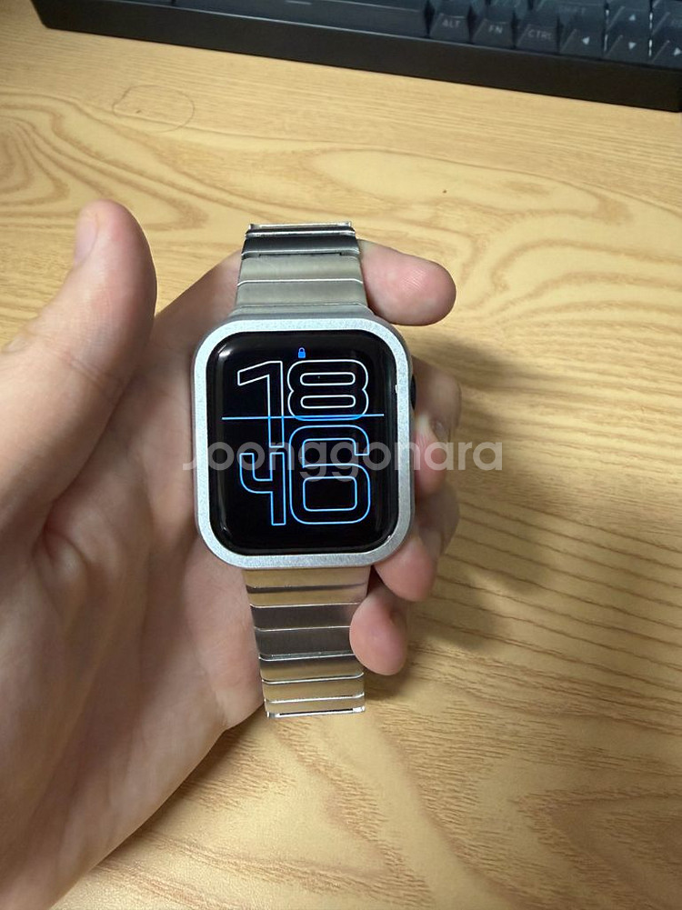 애플워치 se3 44mm gps 미드나이트 새상품급--0