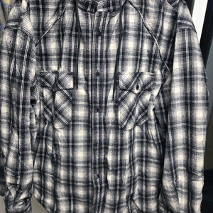 준지 24fw 신세계강남 한정 체크후드셔츠 52사이즈