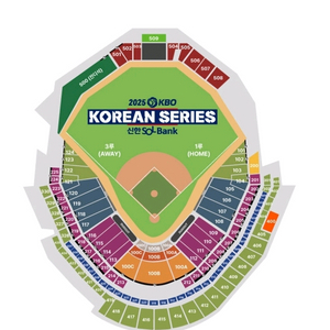 한국시리즈 4차전 1루 내야지정석A 4연석 일괄