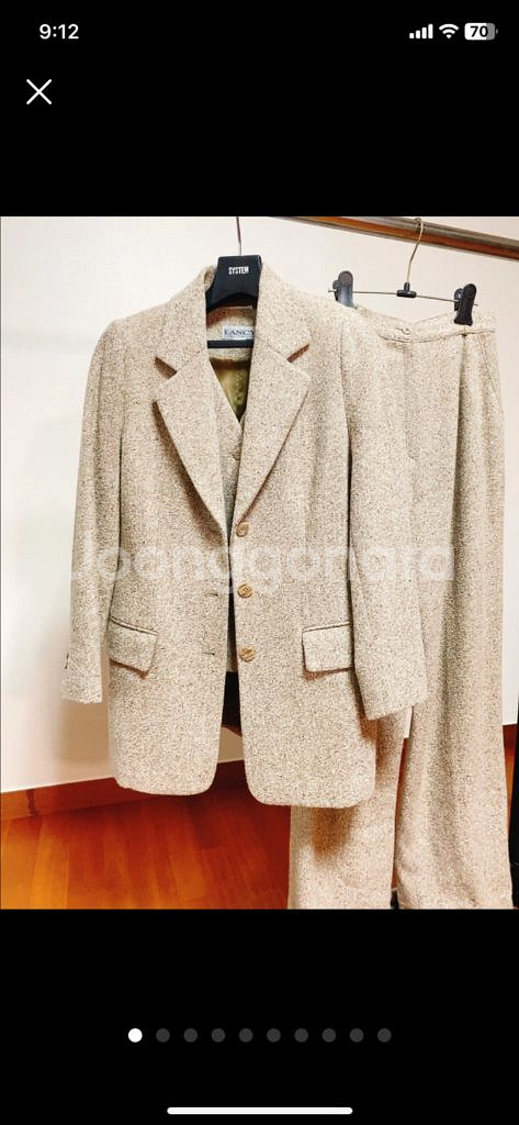 랑시 금사석인 3피스 자켓 바지 조끼세트. 고급원단 퀄--0