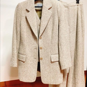 랑시 금사석인 3피스 자켓 바지 조끼세트. 고급원단 퀄