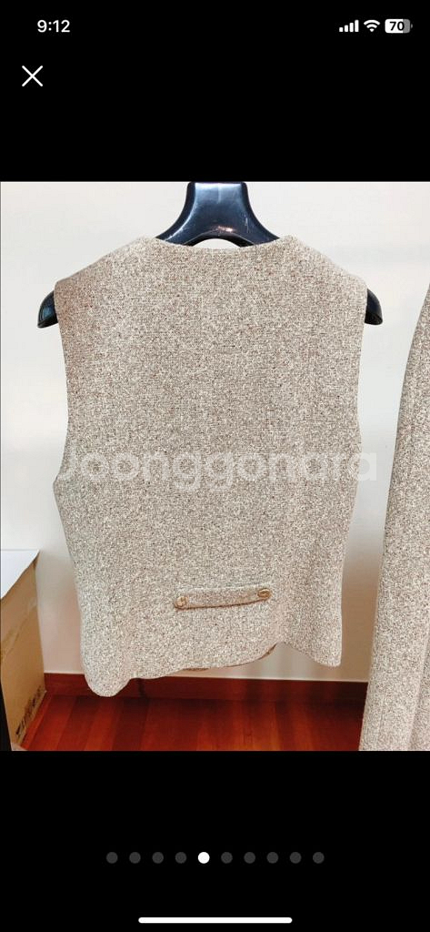 랑시 금사석인 3피스 자켓 바지 조끼세트. 고급원단 퀄--4