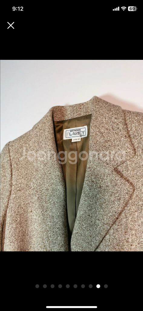 랑시 금사석인 3피스 자켓 바지 조끼세트. 고급원단 퀄--8