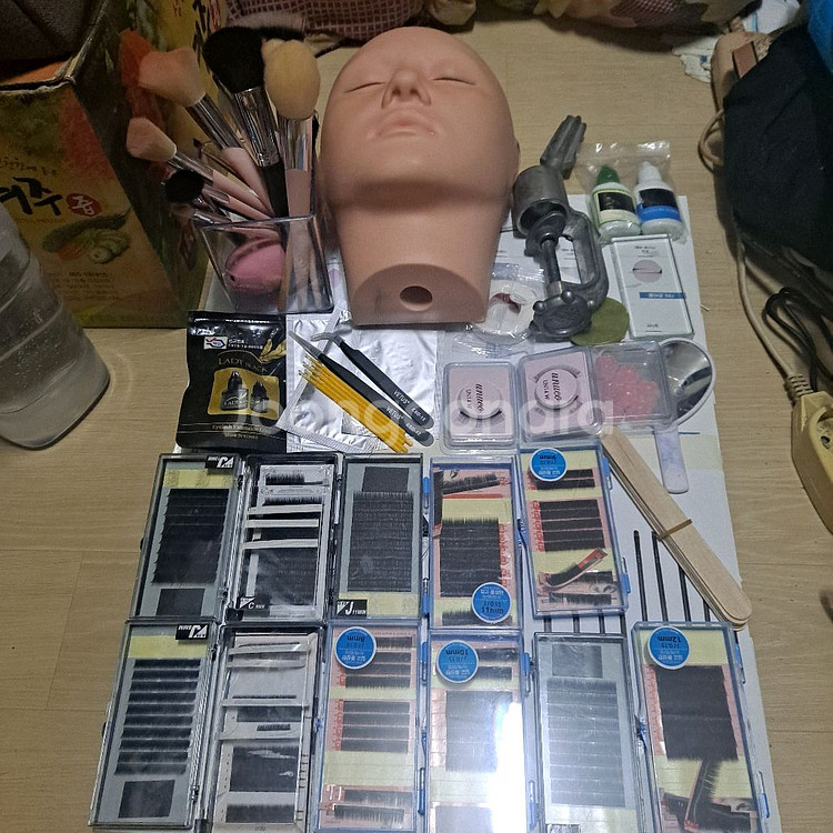 국가미용시험 실습 각종 재료/일괄 7만--0