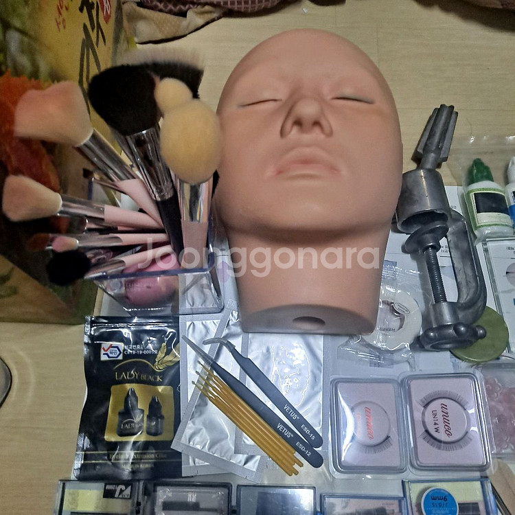 국가미용시험 실습 각종 재료/일괄 7만--1