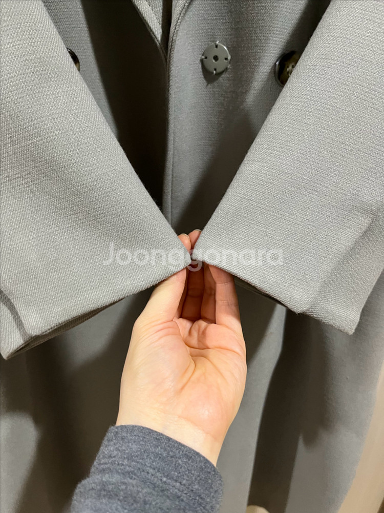 zooc 테일러 롱 자켓 코트민트 66 쥬크 지컷 보브--5