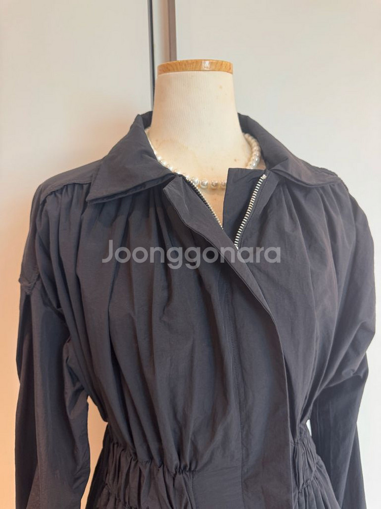 무료배송) 어썸 프라다 소재 원피스겸 자켓 /타임 한섬--7