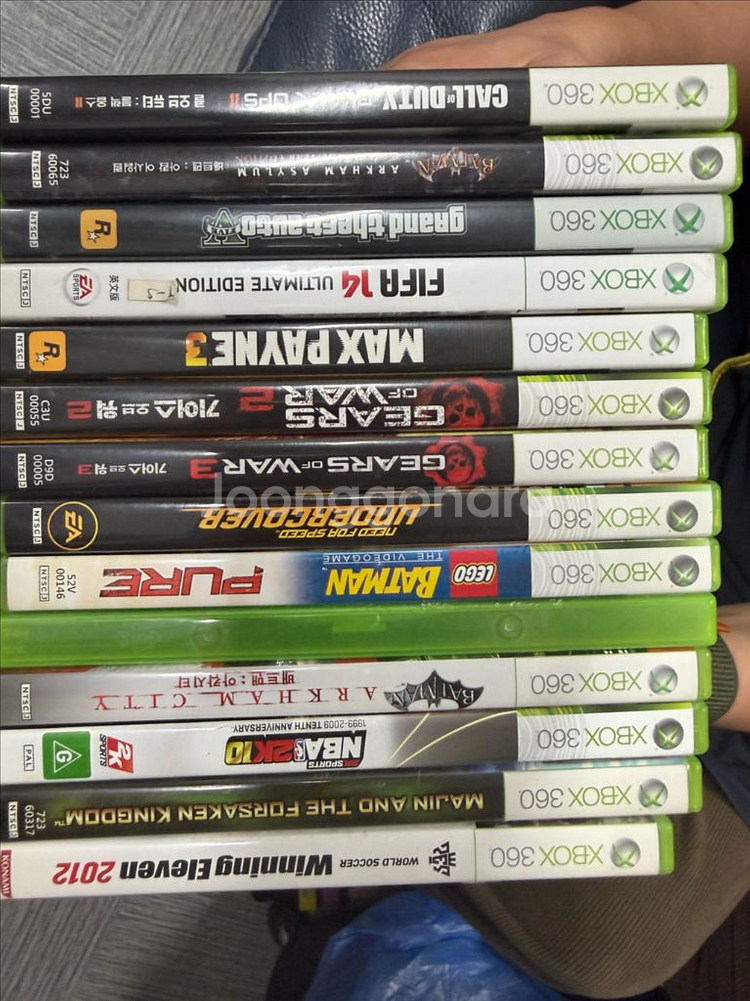 Xbox 360 본체 + 게임 14종 세트--2