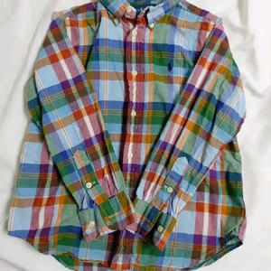 아동 폴로랄프로렌체크셔츠5사이즈