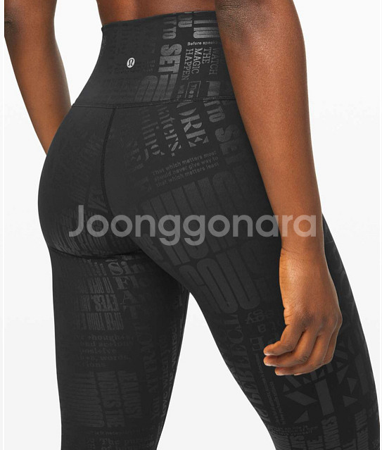 룰루레몬 20주년 레깅스 원더언더 Manifesto--4