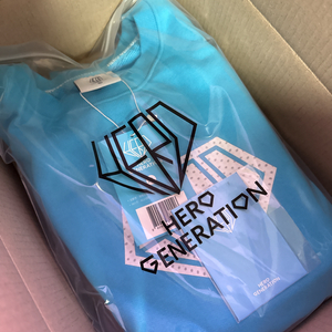 임영웅 스웻셔츠 블루 맨투맨 XL 새상품