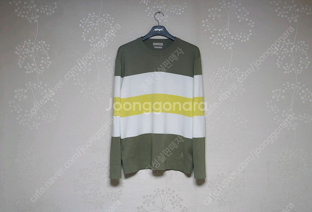 빈폴 면 100% 컬러블록니트--0