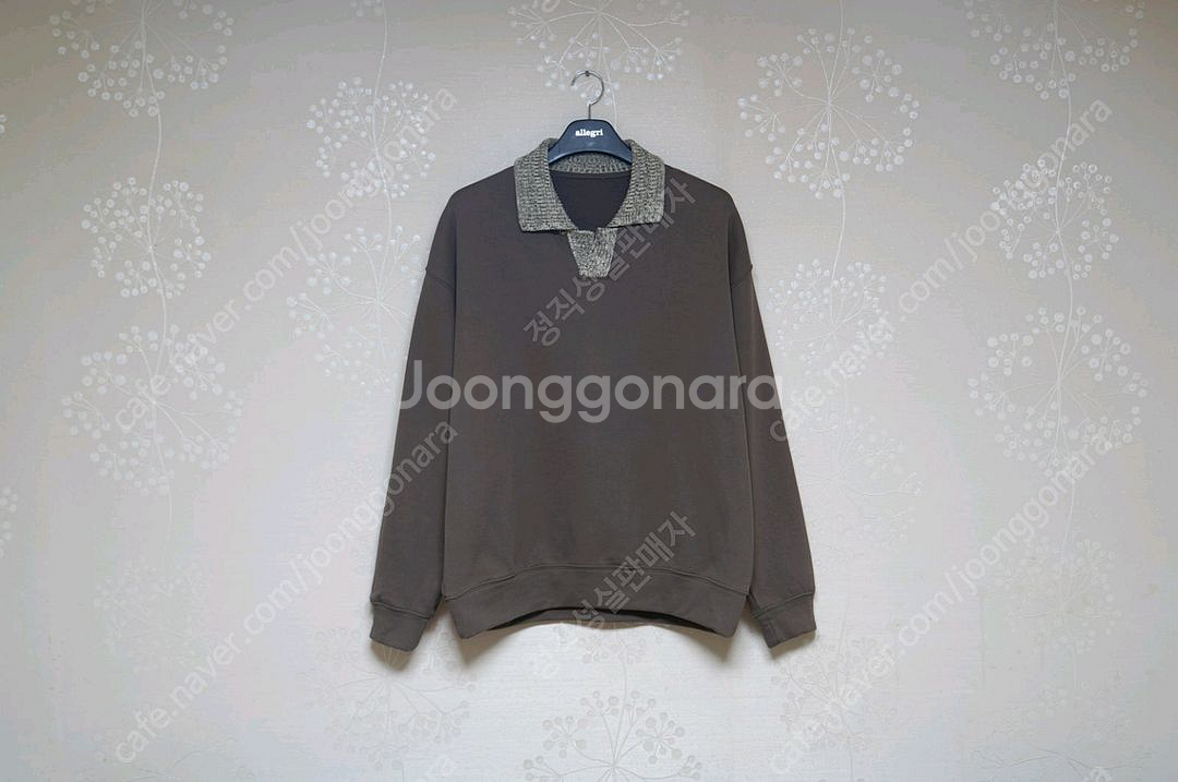 타임옴므 카라 맨투맨(스웻셔츠)--0