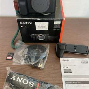 소니 A7C 카메라, 렌즈, 플래시, 삼각대 세트