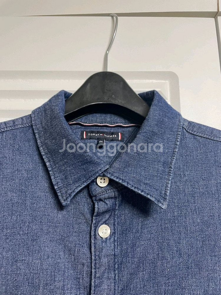 타미힐피거 데님 셔츠--2