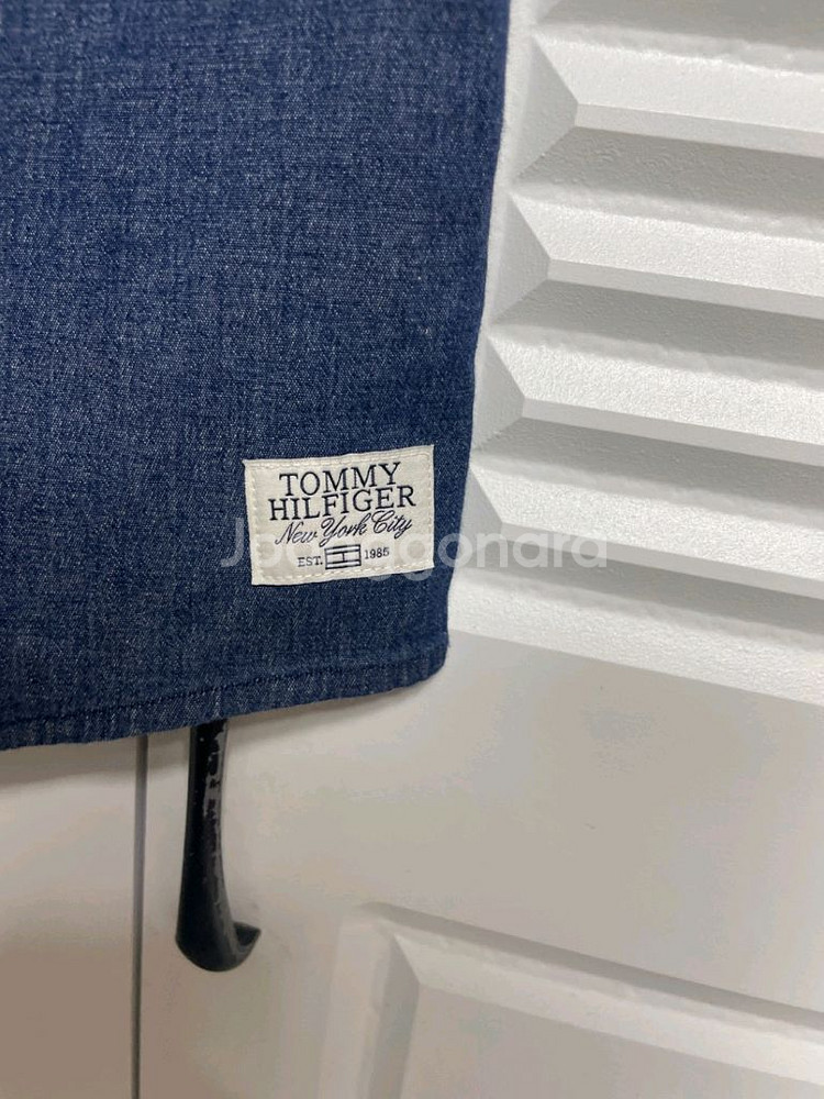 타미힐피거 데님 셔츠--5