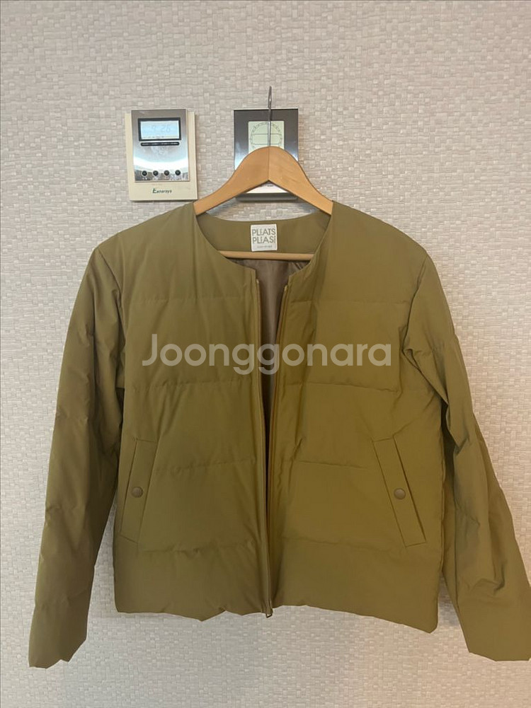 플리츠플리즈 다운 숏코트--8