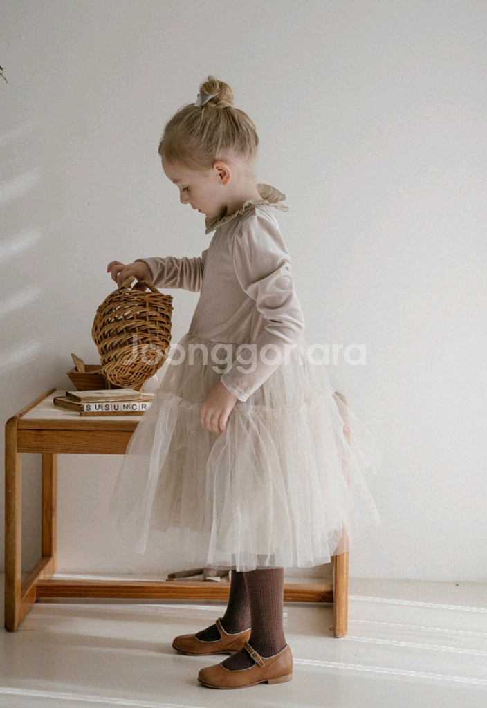 Susu&Cra 메이루아 벨벳 튜튜 원피스--2