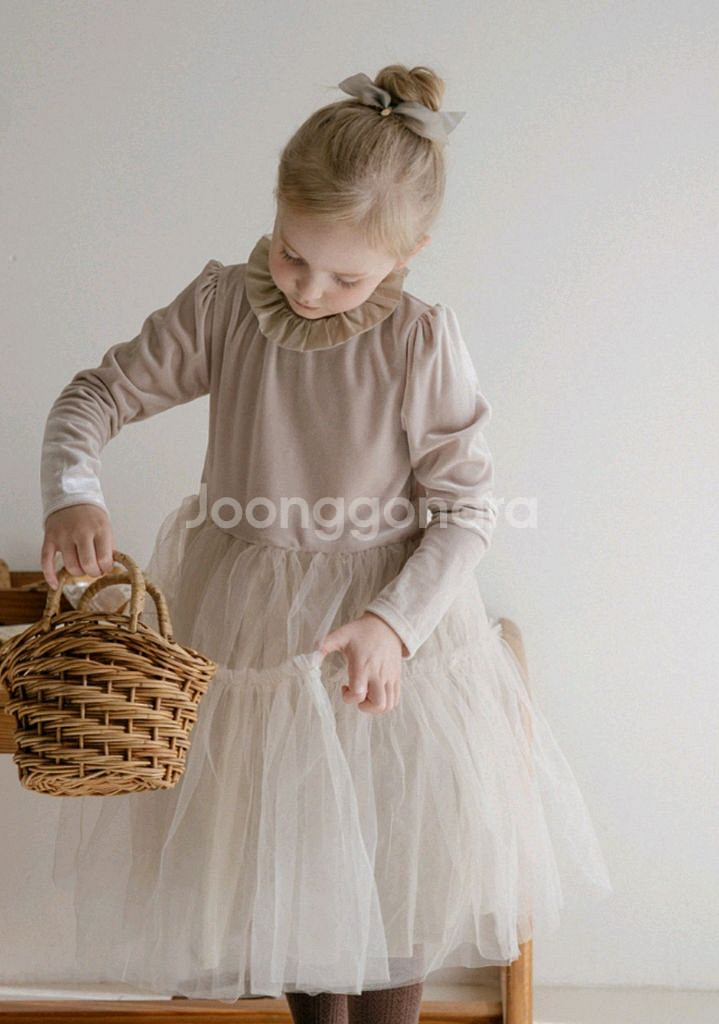 Susu&Cra 메이루아 벨벳 튜튜 원피스--3