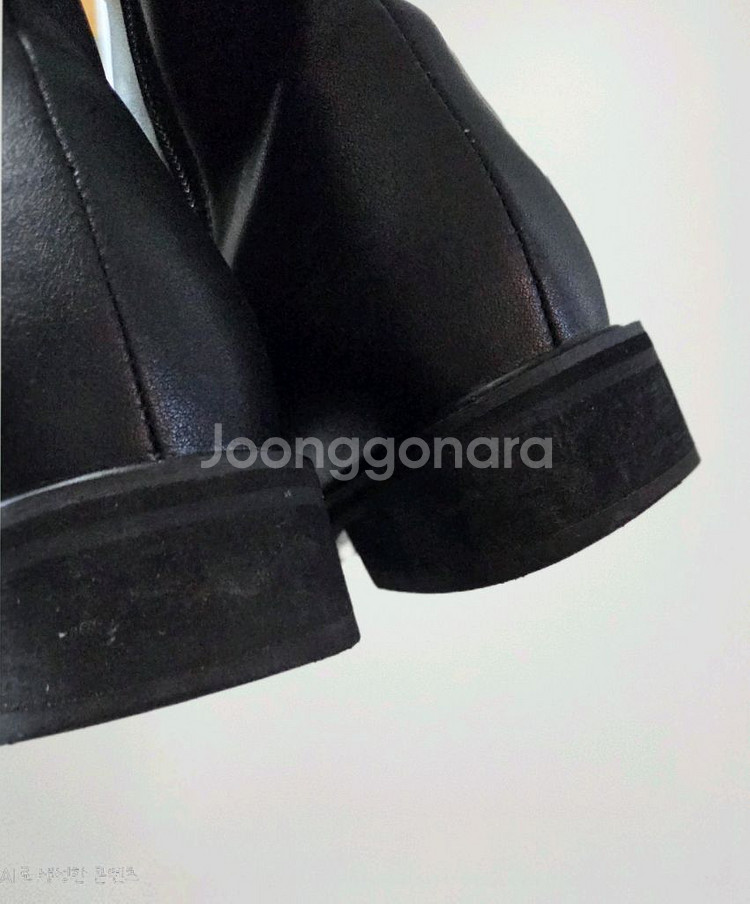 허시파피 소가죽 롱부츠--6