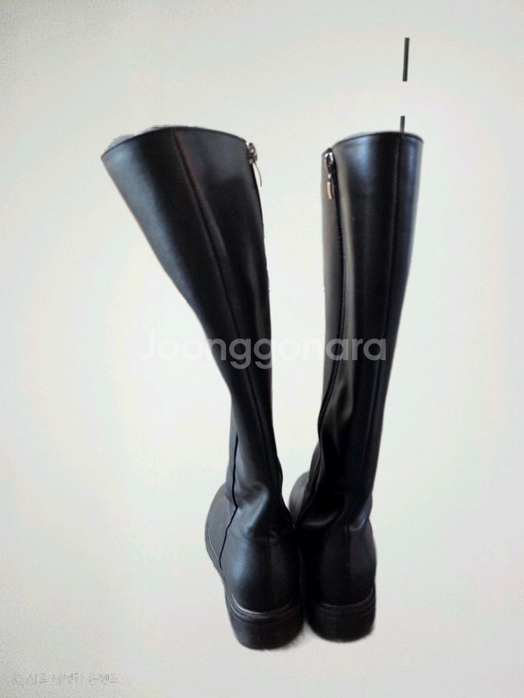 허시파피 소가죽 롱부츠--5