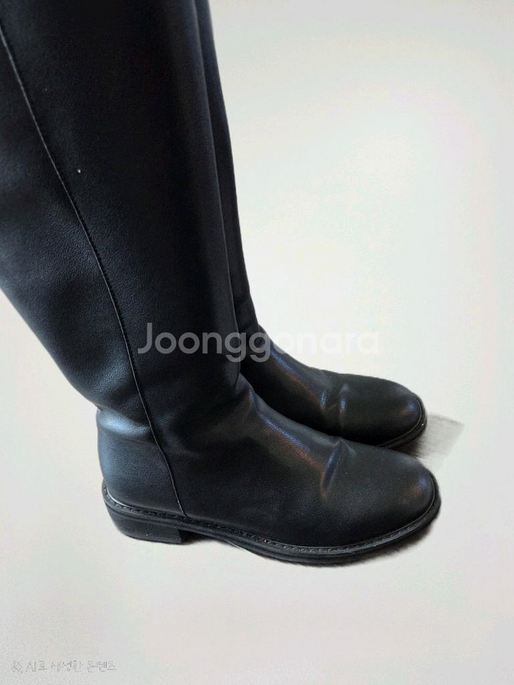 허시파피 소가죽 롱부츠--7