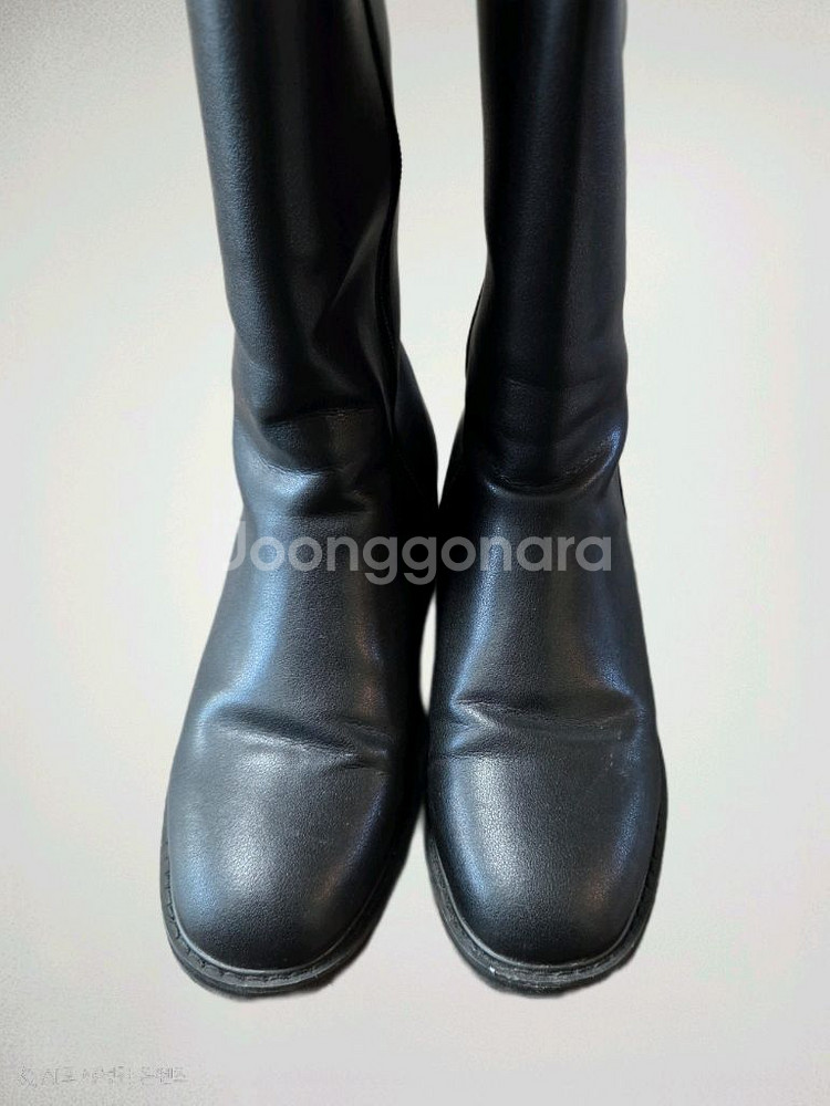 허시파피 소가죽 롱부츠--8