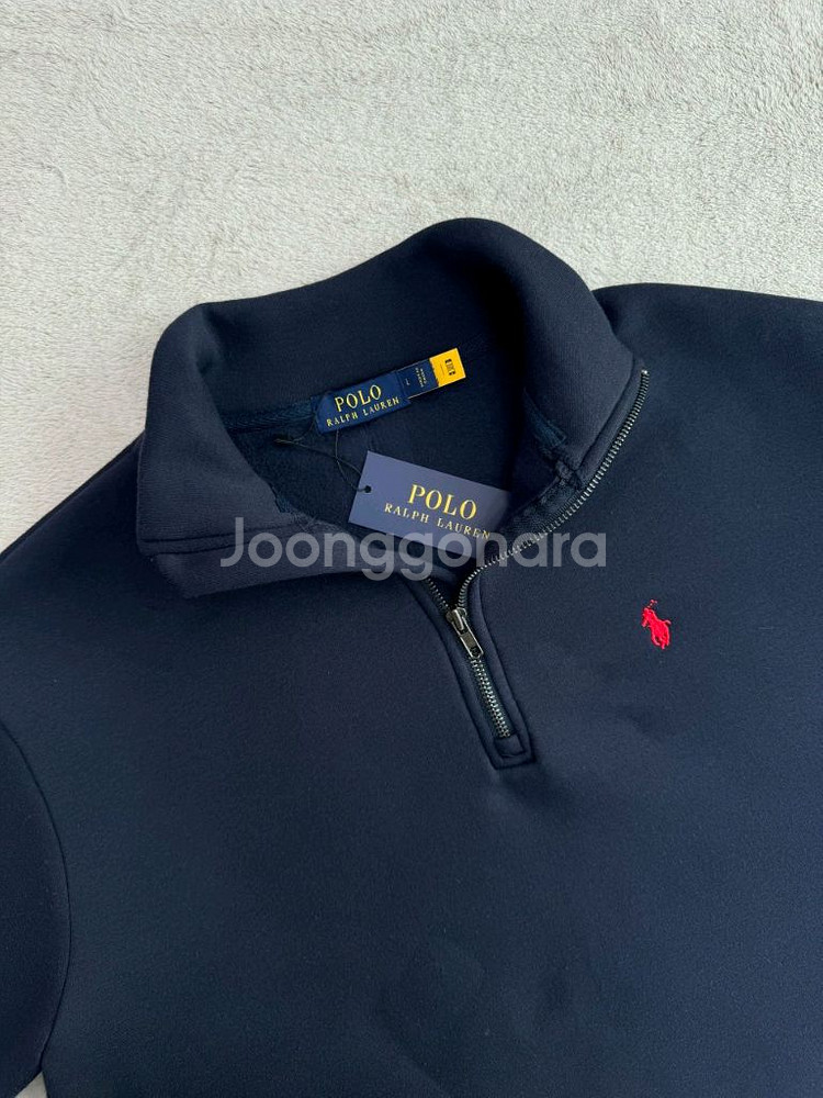 폴로 플리스 반집업--3