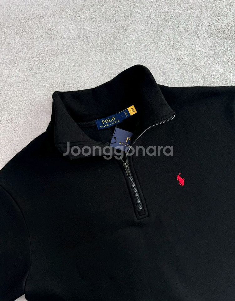 폴로 플리스 반집업--1