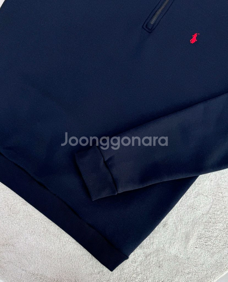 폴로 플리스 반집업--4