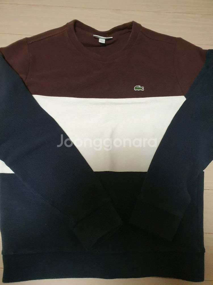 부산 라코스테 골지면 니트 스웨터 95 사이즈--3