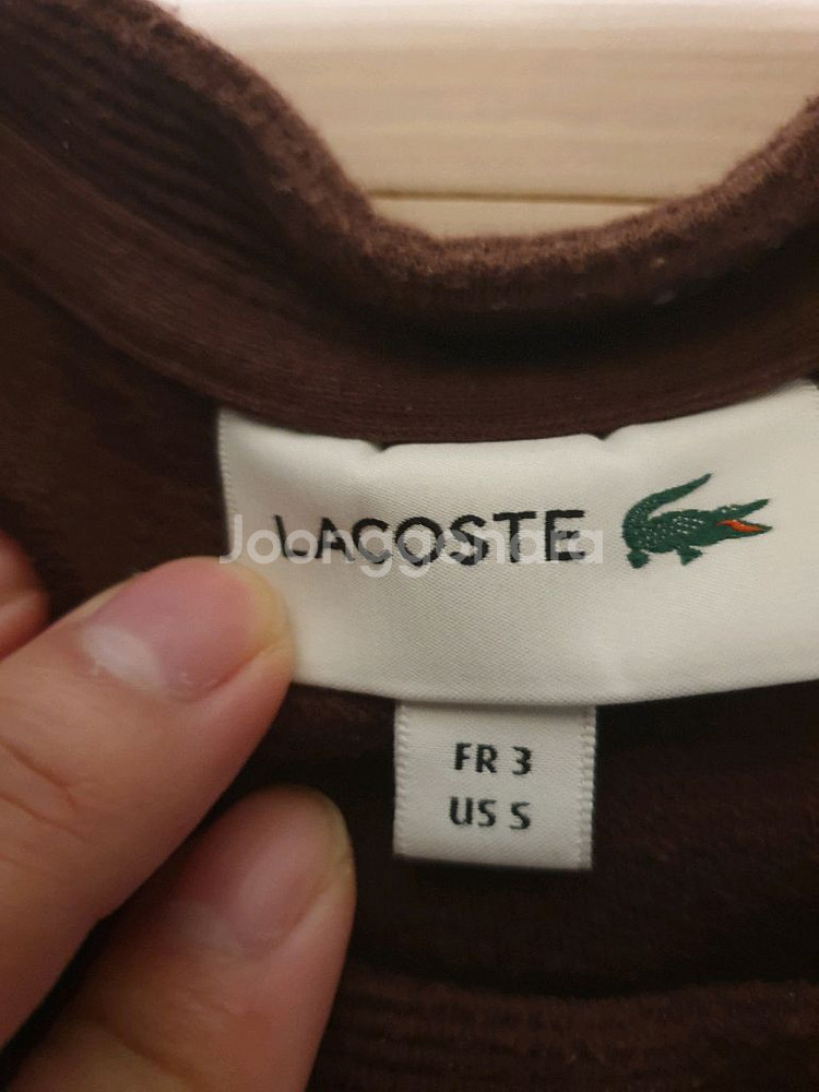 부산 라코스테 골지면 니트 스웨터 95 사이즈--1